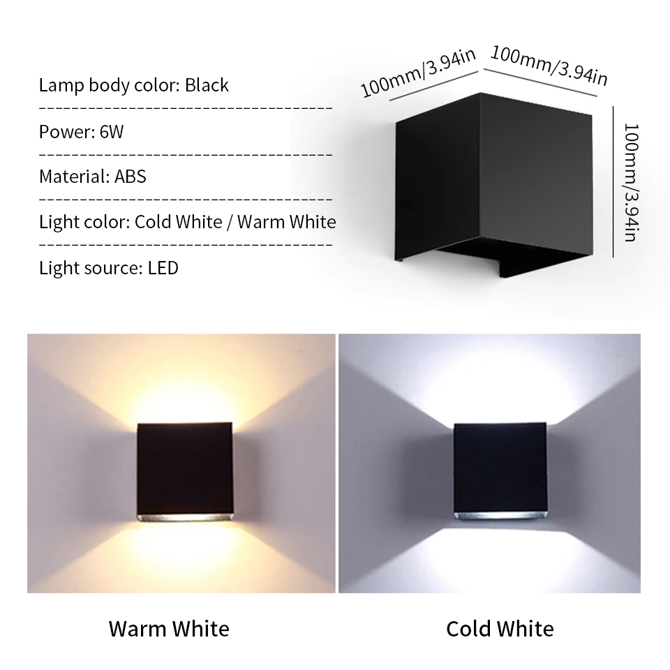 LED Modern Wall Lamp AC110V 22 - Home Security Yard Sign avaliação e preço