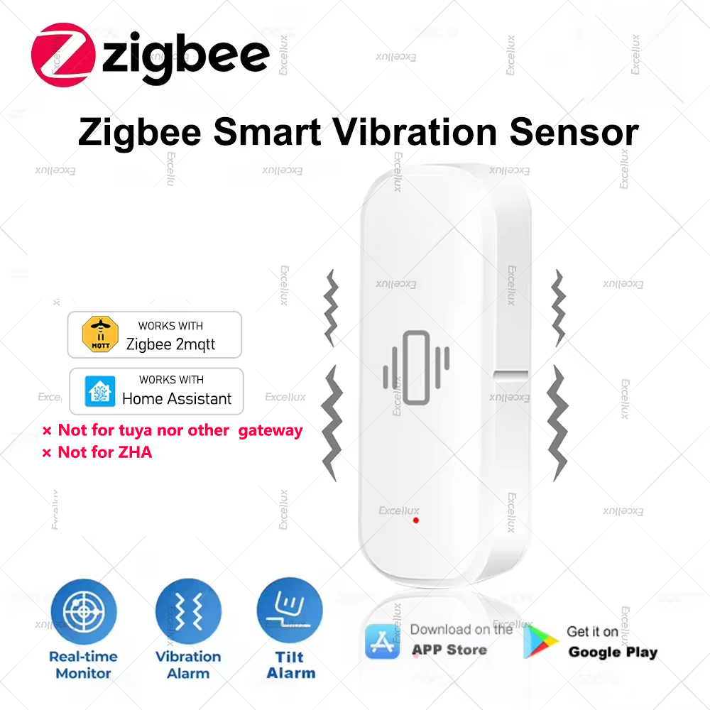 Zigbee Smart Vibration Sensor  - Home Security Home Assistant avaliação e preço