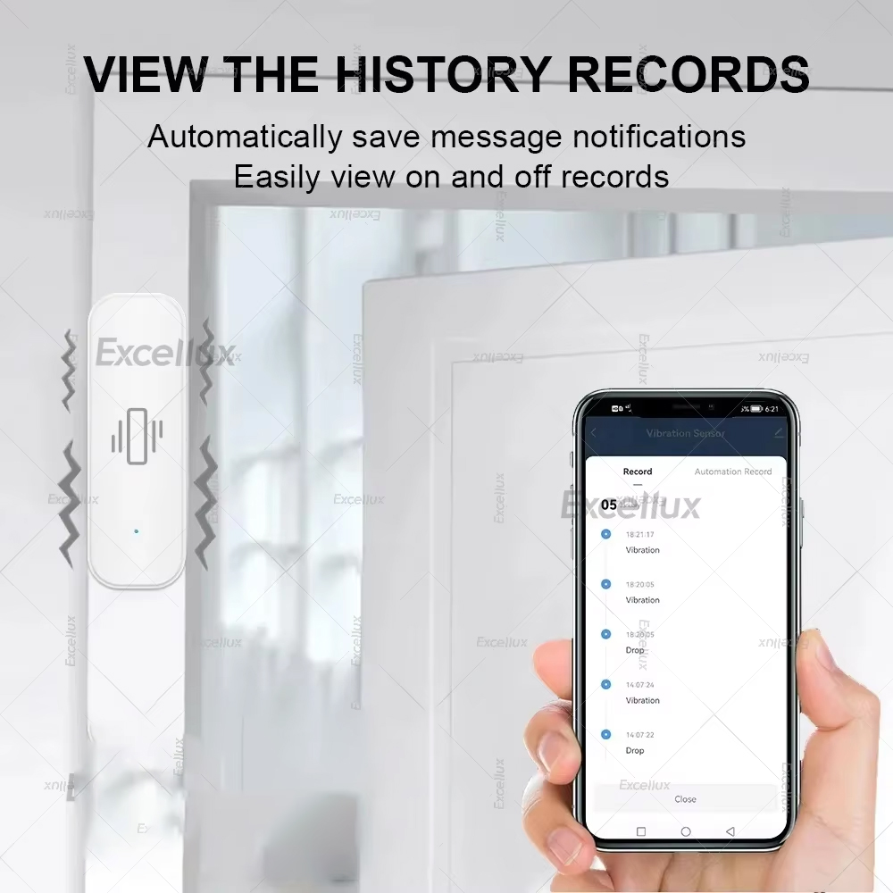 Zigbee Smart Vibration Sensor  - Home Security Home Assistant avaliação e preço