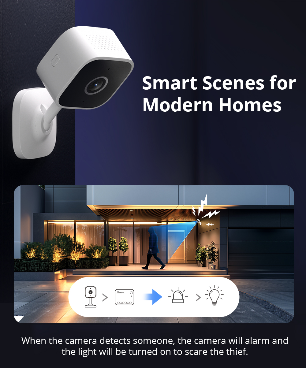 SONOFF CAM Slim Gen2 WiFi Smar - Home Security Technician avaliação e preço