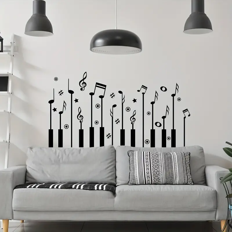 1pc Creative Wall Sticker, Mus - Home Security Yard Sign avaliação e preço