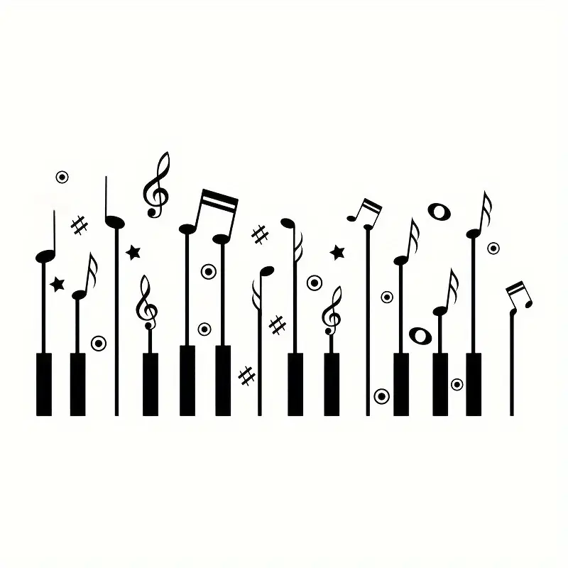 1pc Creative Wall Sticker, Mus - Home Security Yard Sign avaliação e preço