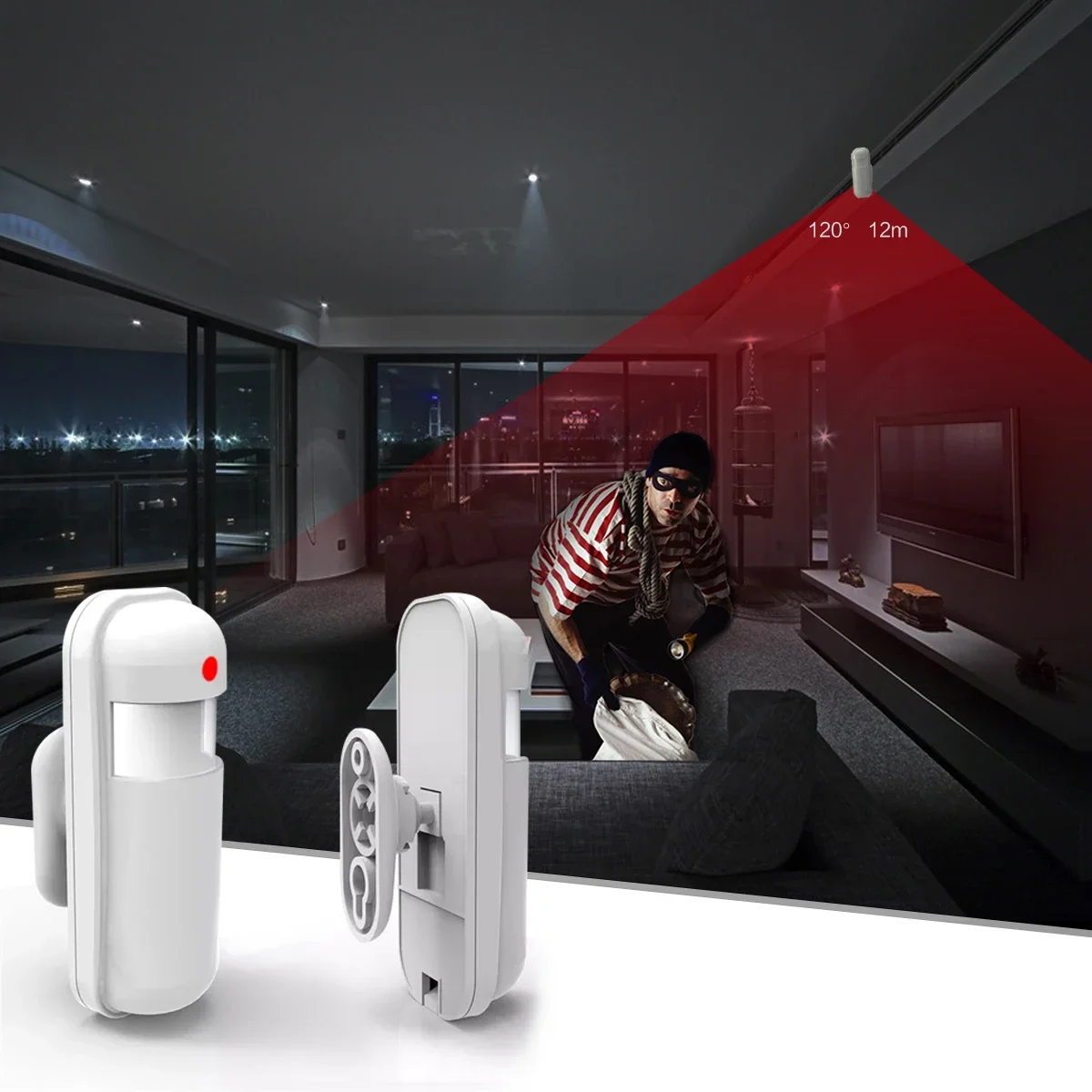 433MHz Motion Sensor Wireless  - Home Security Technician avaliação e preço