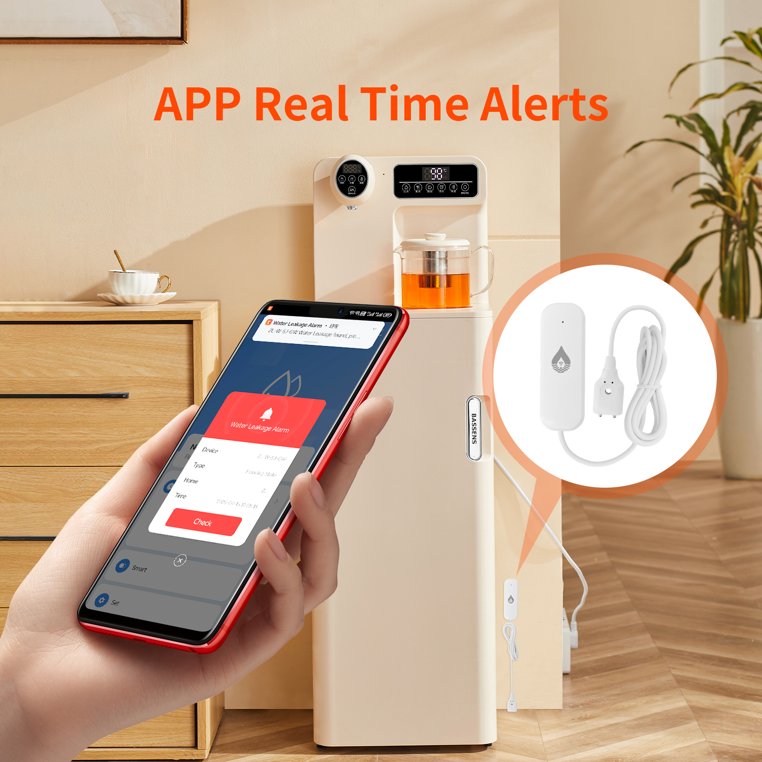 YFK Tuya WiFi Water Leakage Se - Home Security Home Assistant avaliação e preço