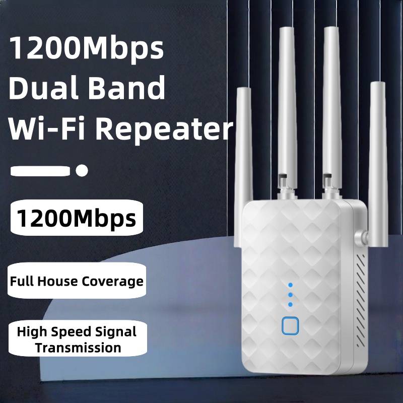 1200Mbps WiFi Repeater Wireles - Home Security And Internet avaliação e preço