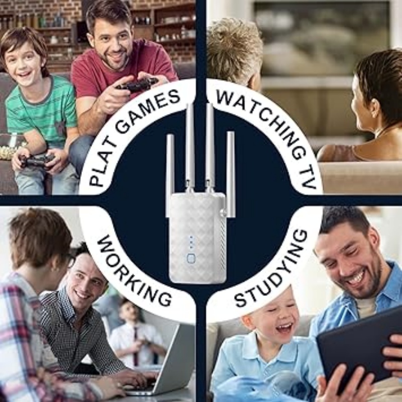 1200Mbps WiFi Repeater Wireles - Home Security And Internet avaliação e preço