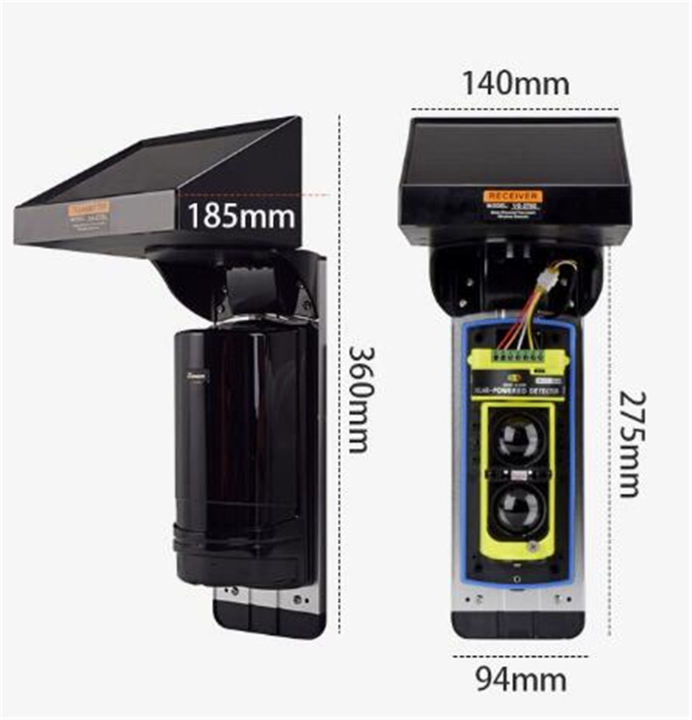 433mhz Wireless Solar Outdoor  - Home Security Systems Wireless avaliação e preço