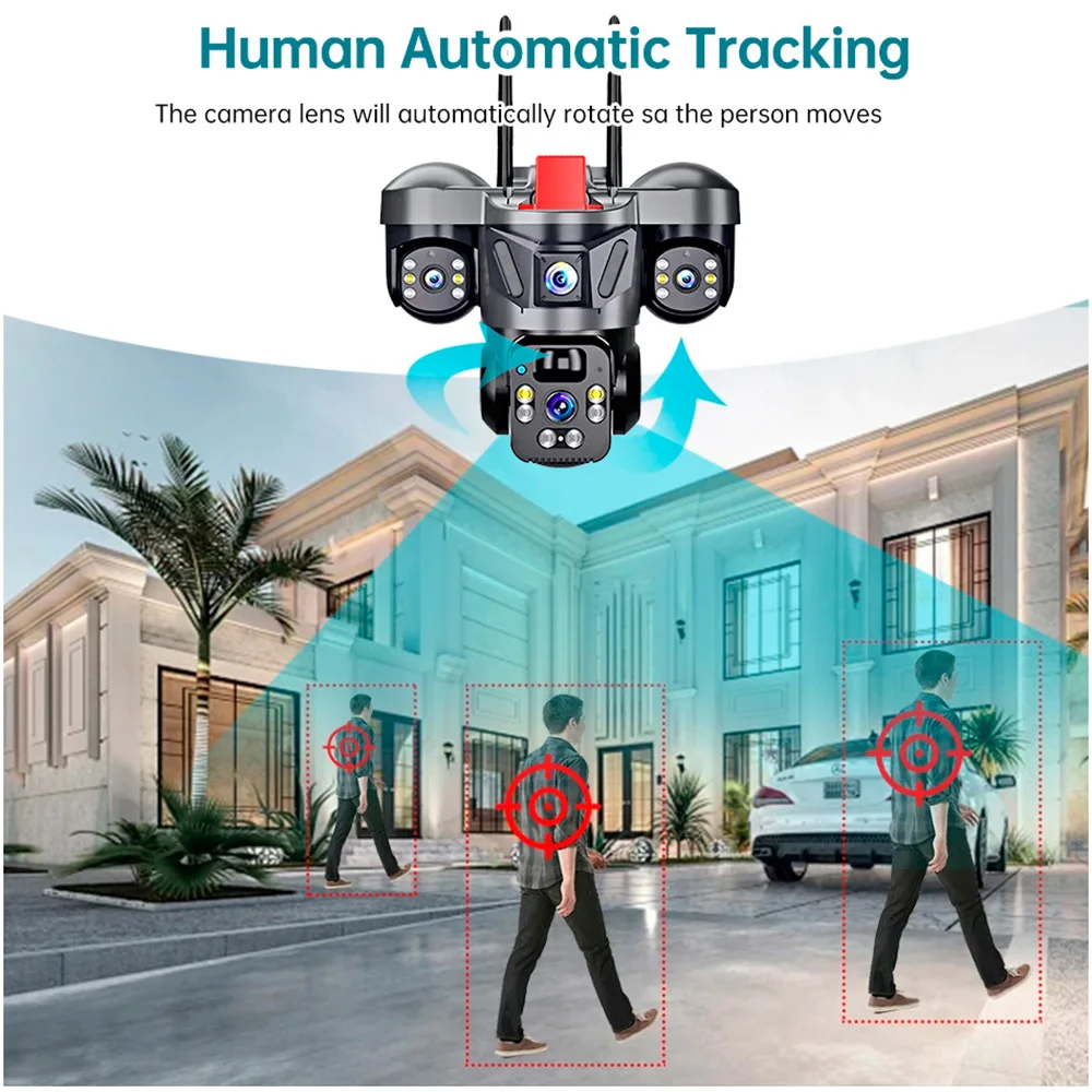 KERUI V380 Pro Outdoor PTZ 6MP - Home Security Technician avaliação e preço
