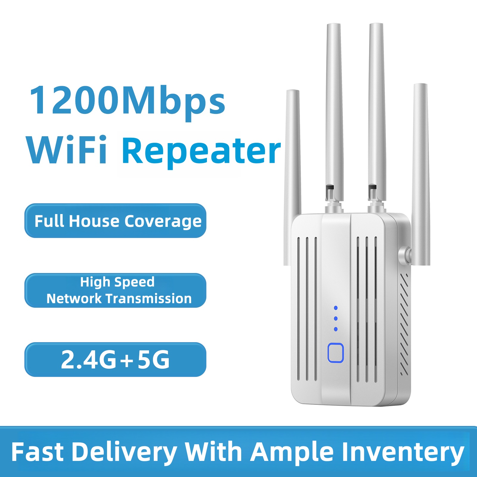 1200Mbps WiFi Repeater Extende - Home Security And Internet avaliação e preço