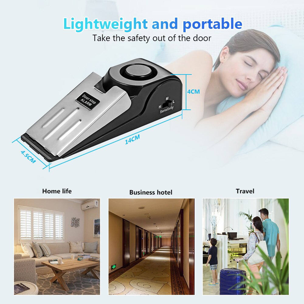 Wireless Door Stop Alarm Syste - Home Security Systems Wireless avaliação e preço