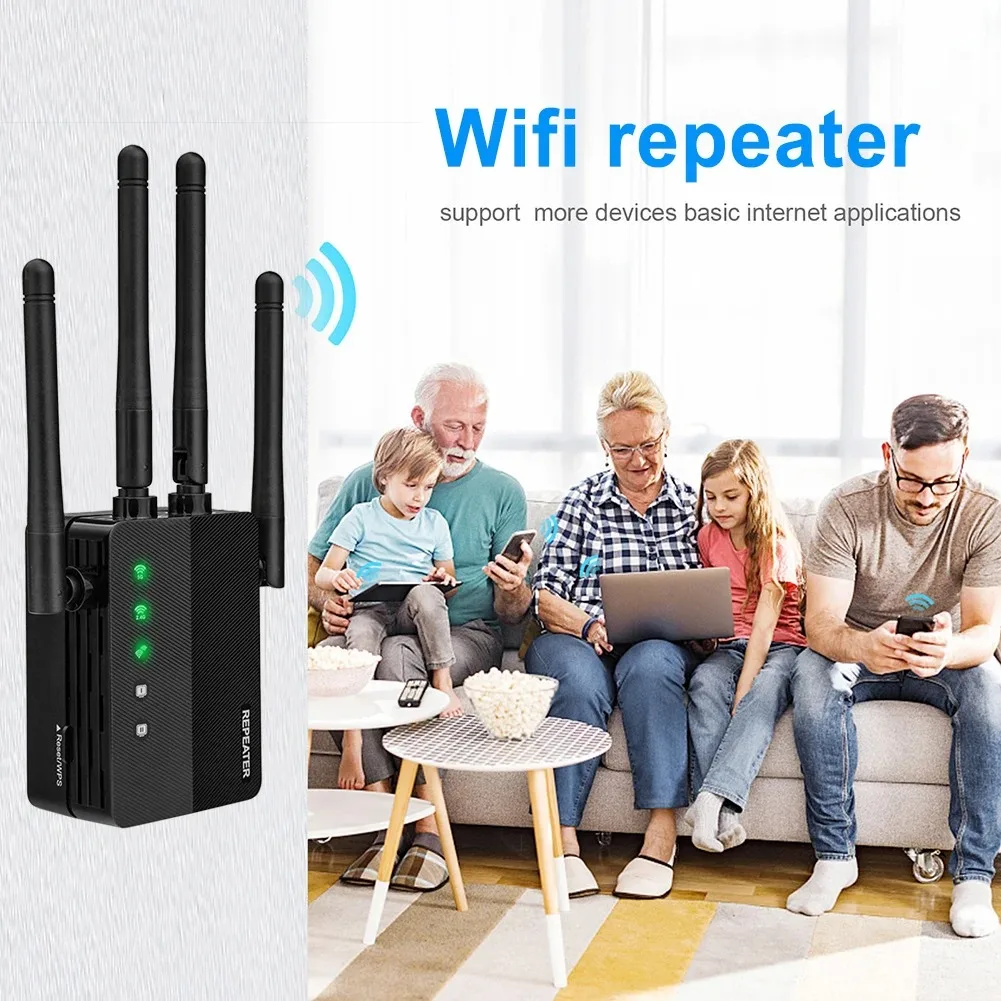 WiFi Extender Featuring 2.4/5. - Home Security And Internet avaliação e preço