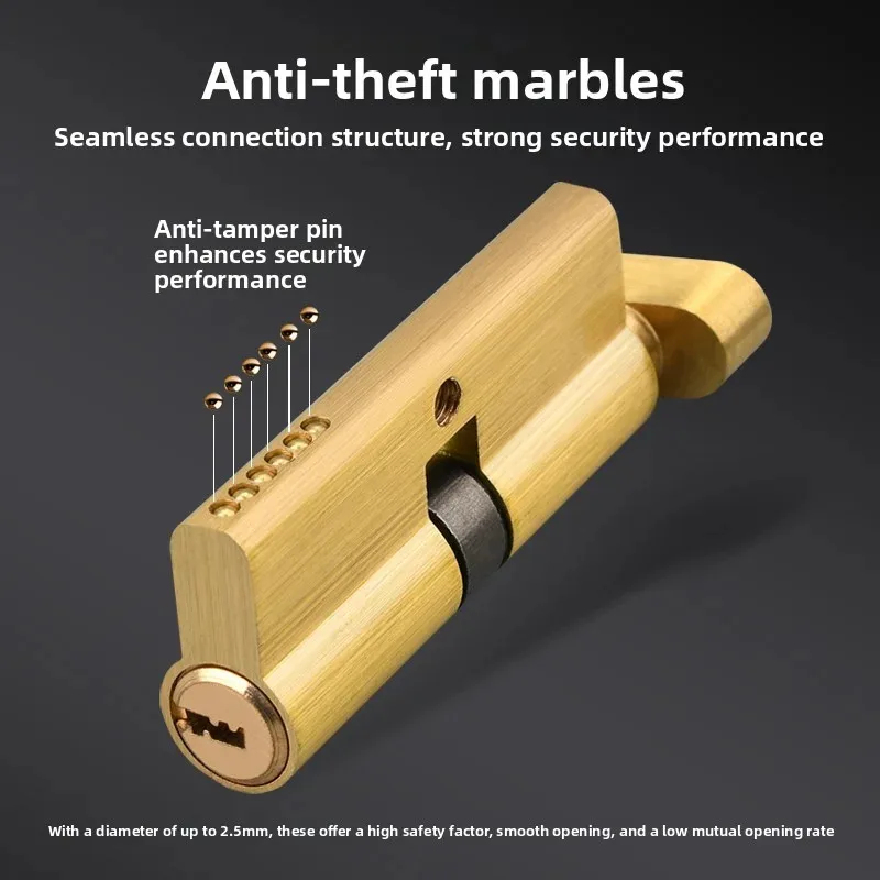 Aluminum Thumb Turn Door Lock  - Home Security Locks For Doors avaliação e preço