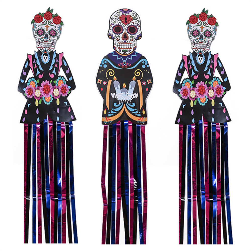 Mexican Day Of The Dead Keleto - Home Security Yard Sign avaliação e preço