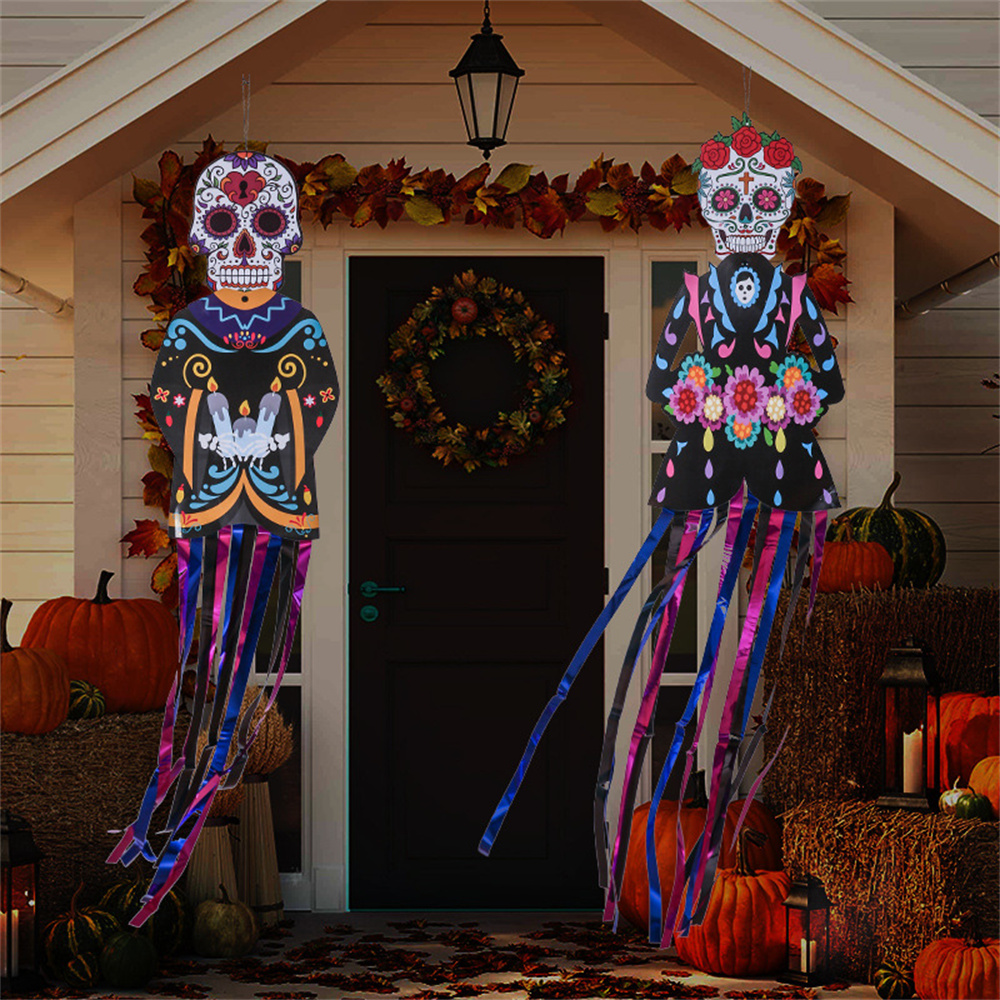 Mexican Day Of The Dead Keleto - Home Security Yard Sign avaliação e preço