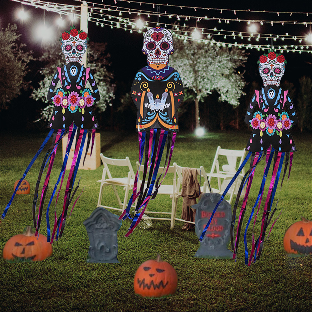 Mexican Day Of The Dead Keleto - Home Security Yard Sign avaliação e preço