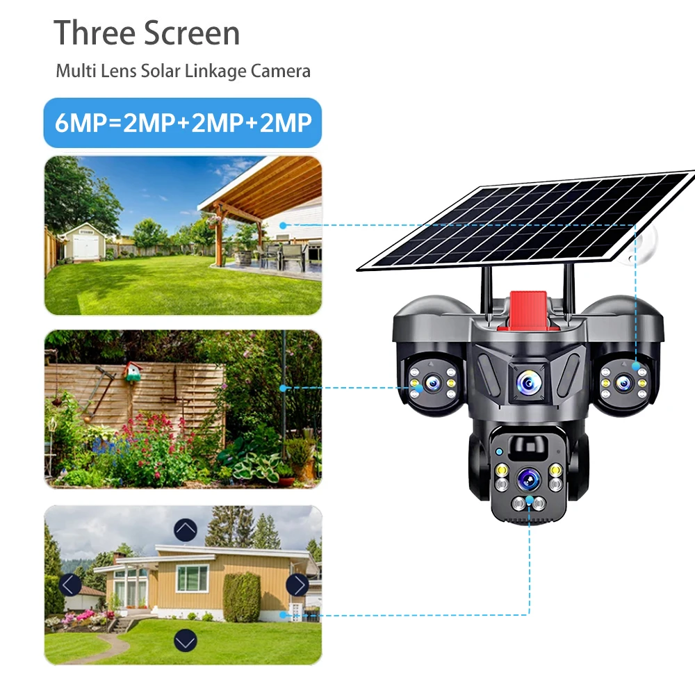 KERUI Outdoor PTZ 6MP 4G SIM W - Home Security Technician avaliação e preço