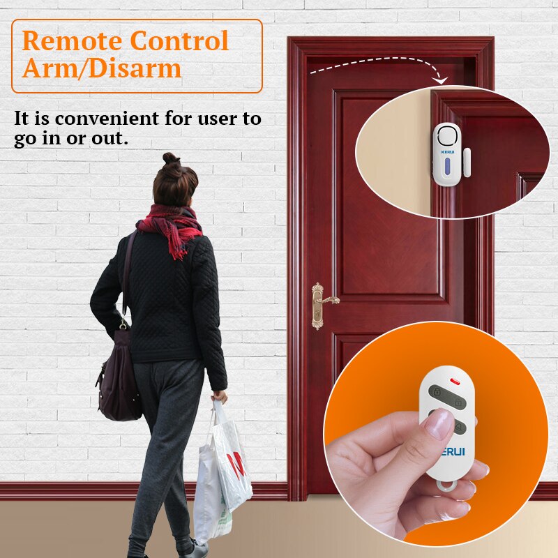 KERUI 120DB Wireless Door/Wind - Home Security Lights avaliação e preço