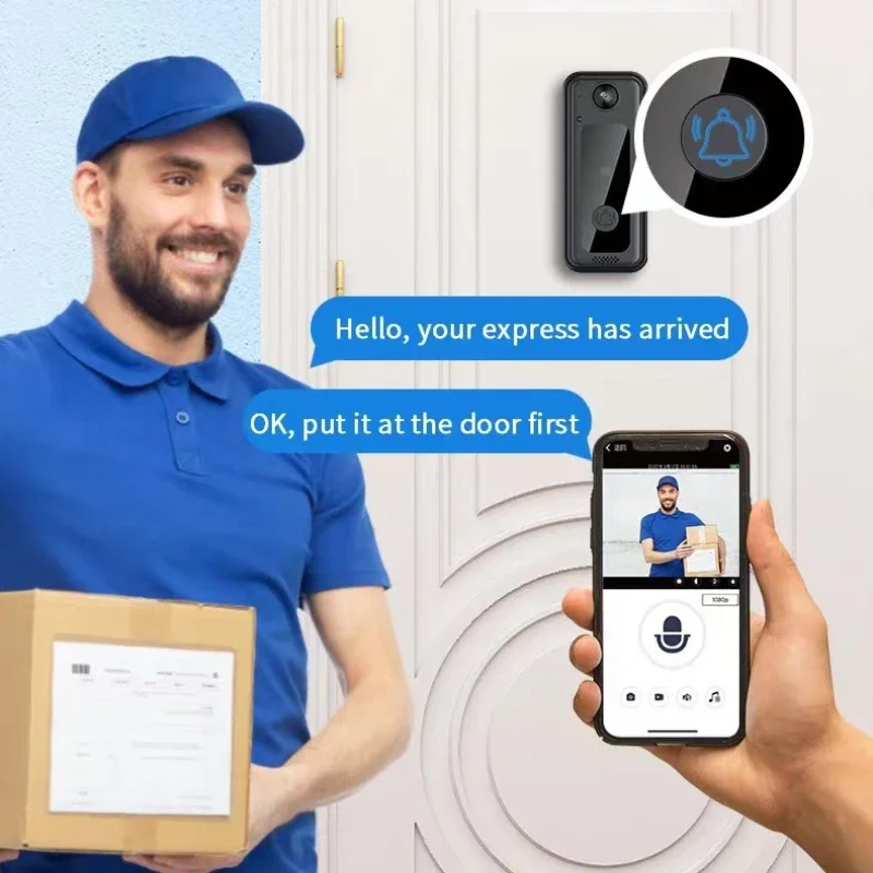 Wireless Doorbells Wifi Video  - Home Security Ring Camera avaliação e preço