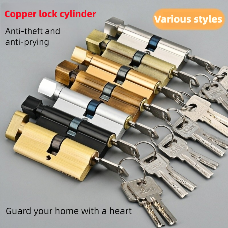Wooden Door Lock Cylinder with - Home Security Locks For Doors avaliação e preço