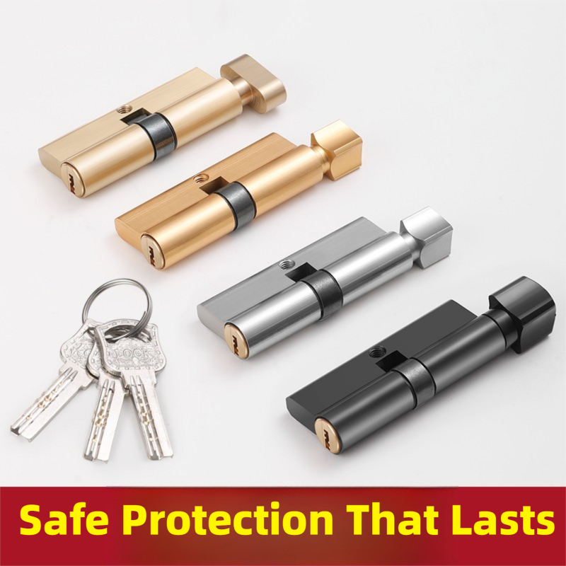 Wooden Door Lock Cylinder with - Home Security Locks For Doors avaliação e preço