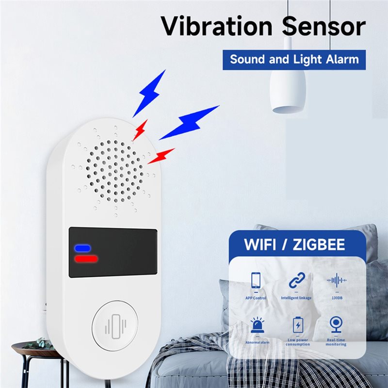 A25P Tuya Wifi Vibration Senso - Home Security Lights avaliação e preço