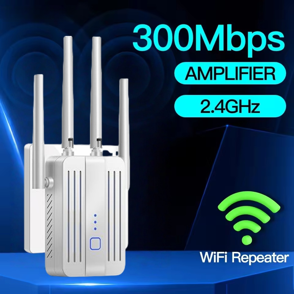 300Mbps 2.4G Wireless WiFi Rep - Home Security And Internet avaliação e preço