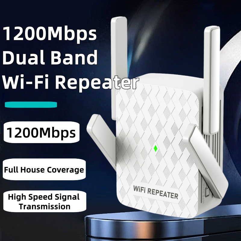5Ghz WiFi Repeater 1200Mbps Ro - Home Security And Internet avaliação e preço