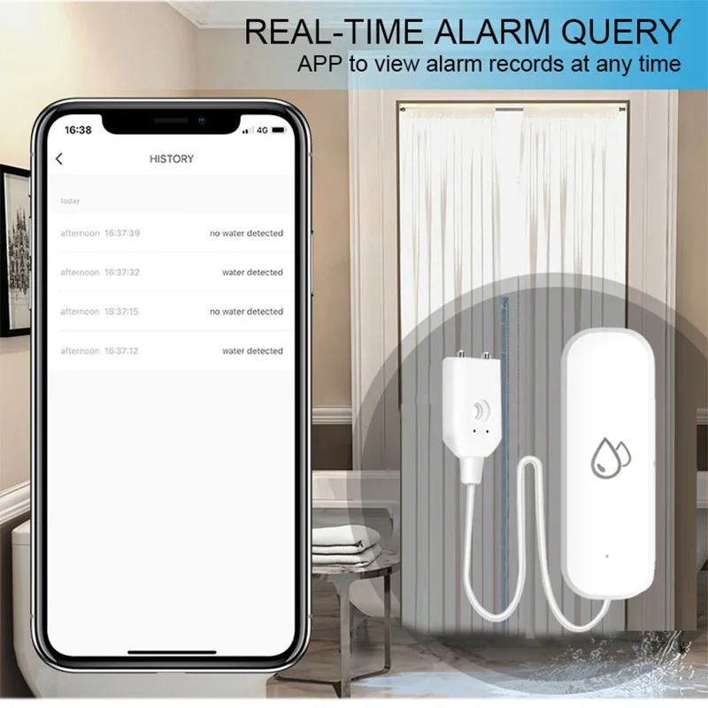 Smart Home Zigbee Water Leak D - Home Security Home Assistant avaliação e preço