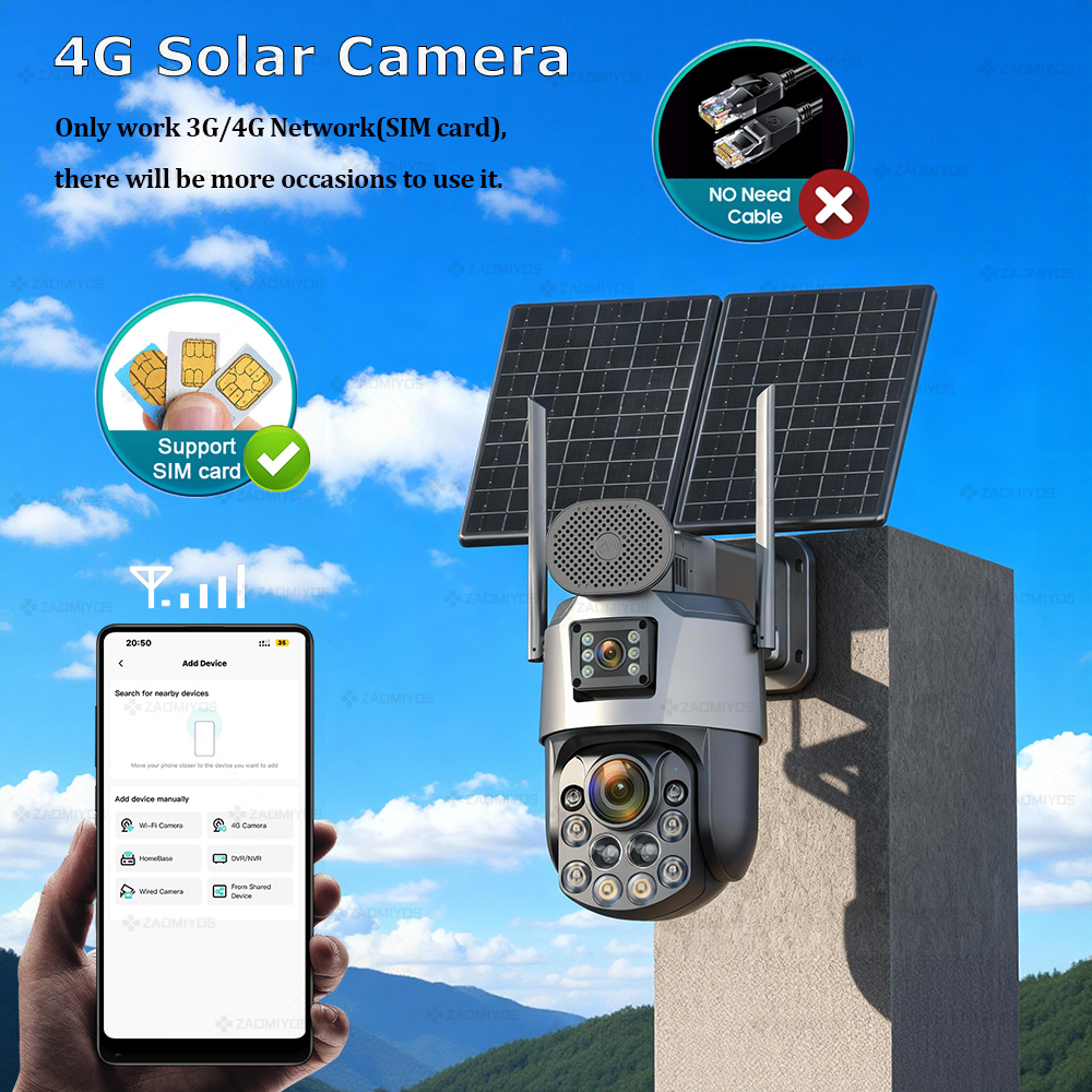 Dual Lens Home Outdoor Surveil - Home Security Technician avaliação e preço