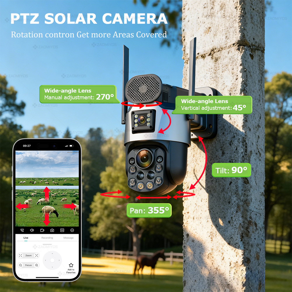 Dual Lens Home Outdoor Surveil - Home Security Technician avaliação e preço