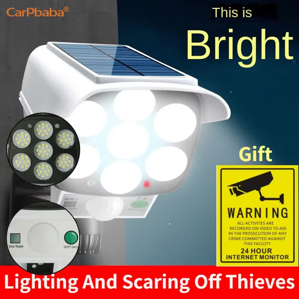 Outdoor Solar Light Motion Sen - Home Security Lights avaliação e preço