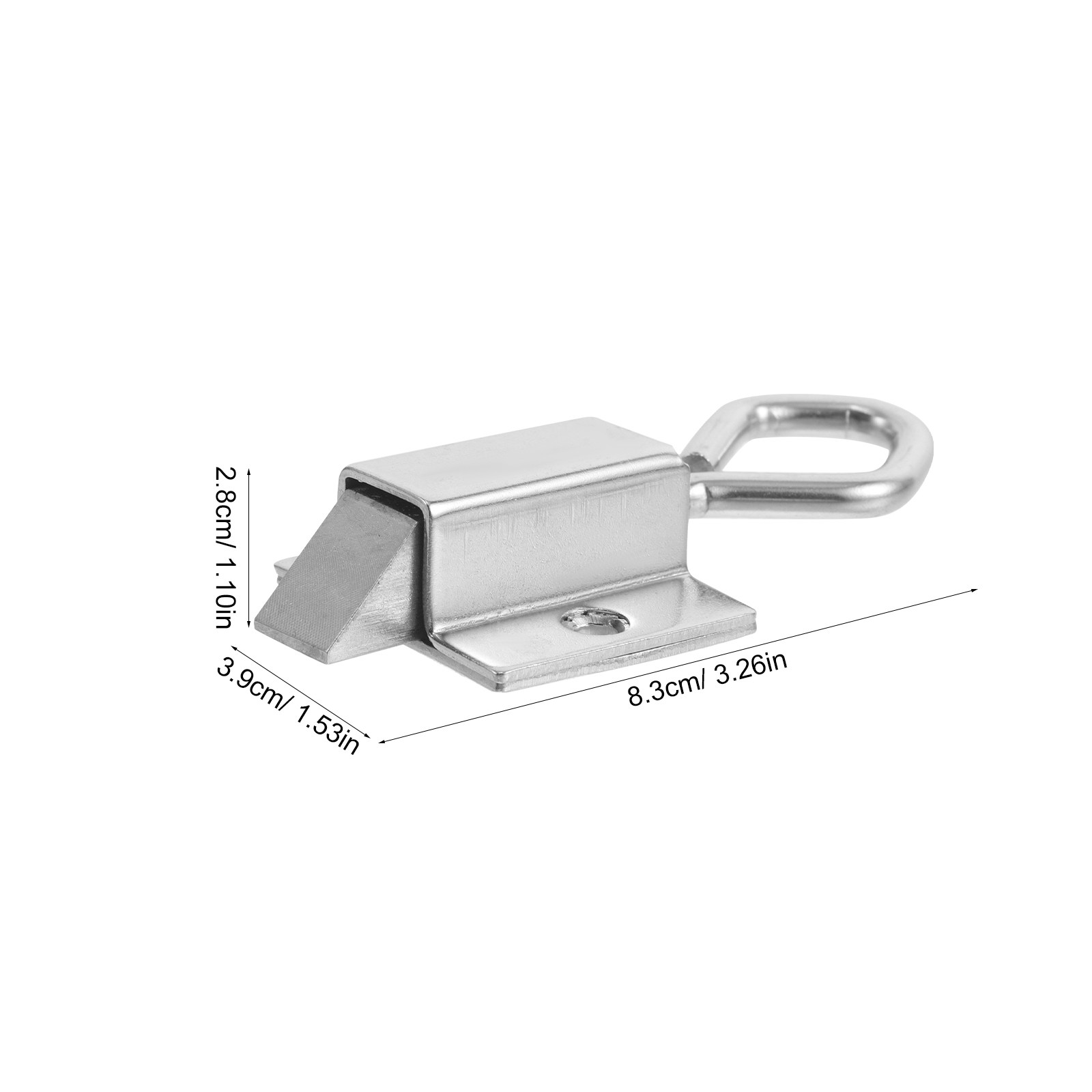 2Pcs Slide Gate Latch Stainles - Home Security Locks For Doors avaliação e preço