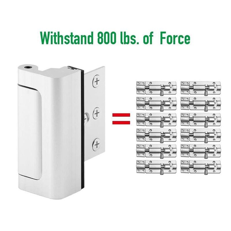 Reliable~ 2 Pack Home Security - Home Security Locks For Doors avaliação e preço
